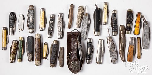 Group of miscellaneous pocket knives