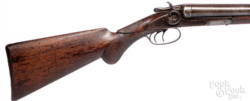Remington double barrel side by side shotgun