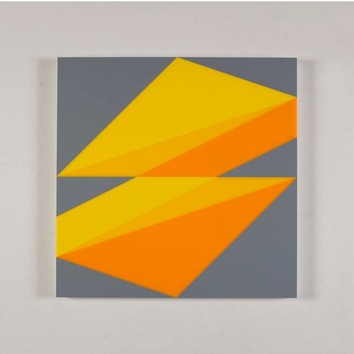 BRIAN ZINK, Composition in 2037 Yellow, 2465 Yellow, 2016 Yellow and 3001 Gray