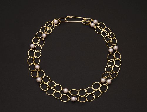 MOMOKO KUMAI, Double Pearl Necklace