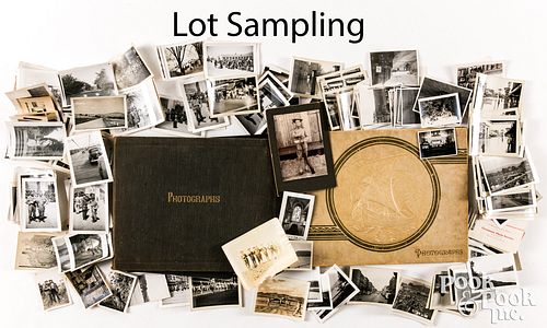 Large group of WWI and WWII photographs