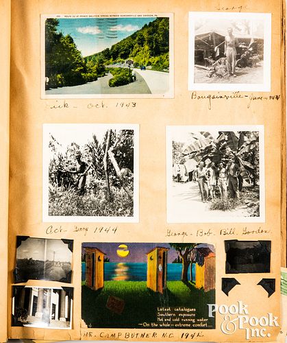 WWII scrapbook, most South Pacific