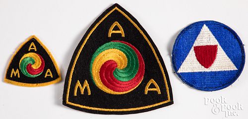 Large group US WWII and later uniform patches