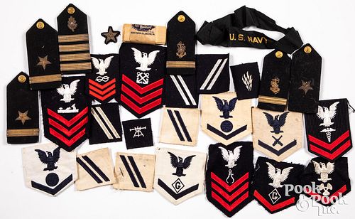 Large group of US Navy related items