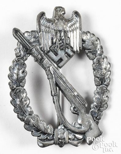 German WWII silver Infantry Assault badge