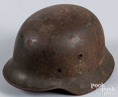 German WWII M40 helmet shell
