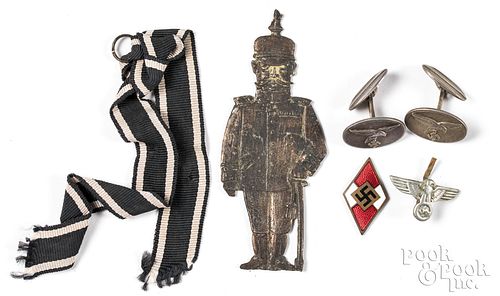 German WWII Luftwaffe cufflinks, etc.