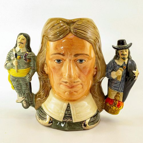 Oliver Cromwell D6968 (Two handled Jug) - Large - Royal Doulton Character Jug