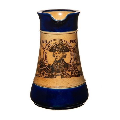 Royal Doulton Vice Admiral Lord Nelson Presentation Pitcher in Stoneware
