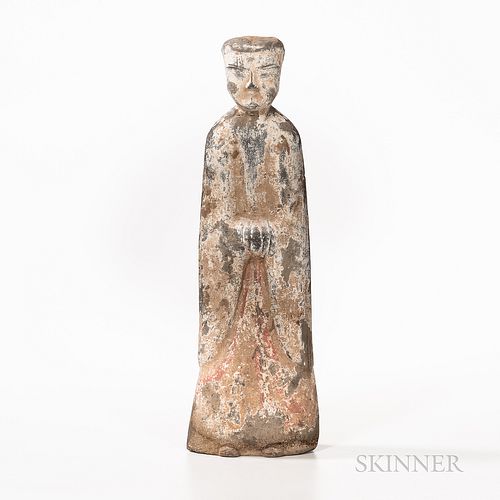 Pottery Figure of a Court Attendant