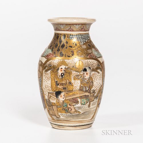 Miniature Satsuma Vase