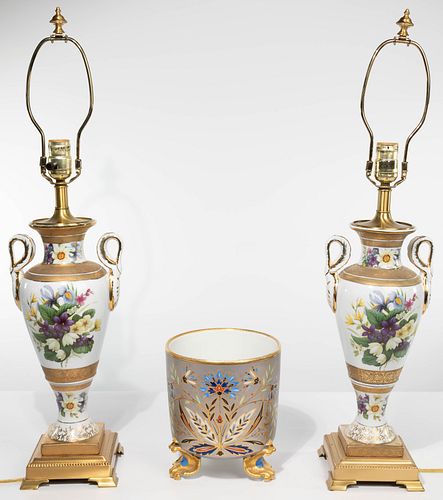 Frederick Cooper Porcelain Table Lamps