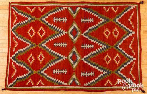 Navajo Indian eye dazzler rug