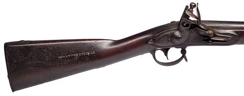 Nathan Starr model 1816 Delaware flintlock musket