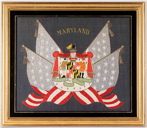 Southeastern Pacific patriotic Maryland needlework