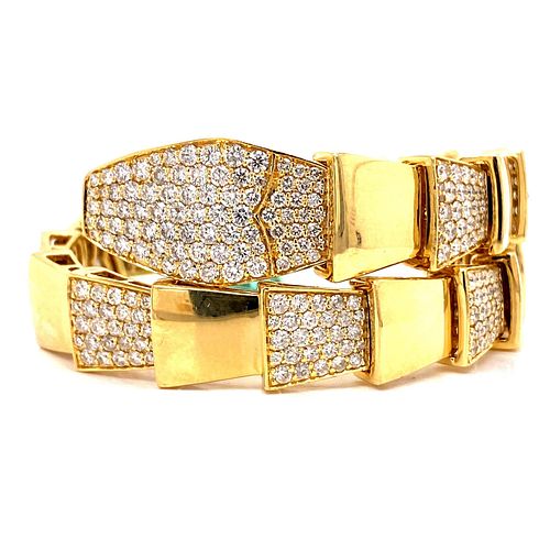18k Gold Serpenti Diamonds Bracelet