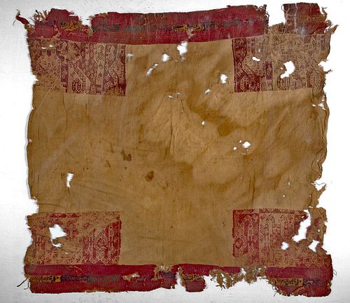 Pre-Columbian Peruvian Textile Fragment