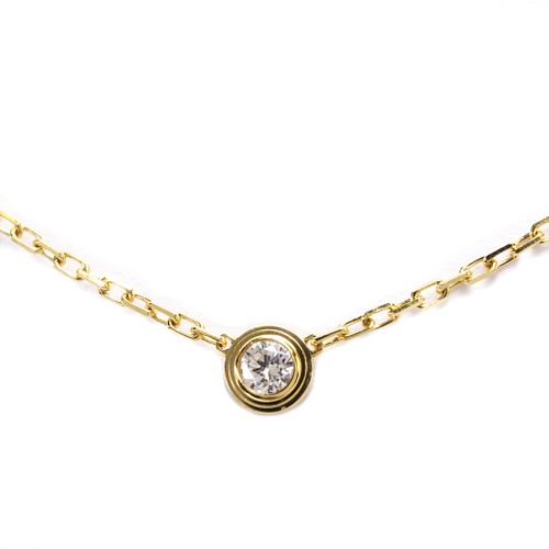 Cartier Diamants Legers De Cartier B7215800 Yellow Gold (18K) Diamond Women's Pendant Necklace Carat/0.09