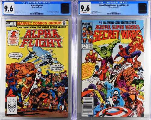 Marvel Comics Alpha Flight 1 Secret Wars 1 CGC 9.6