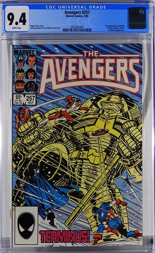 Marvel Comics Avengers #257 CGC 9.4
