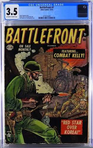 Atlas Comics Battlefront #7 CGC 3.5