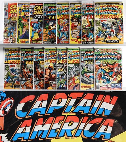 135PC Marvel Comics Captain America #136-#436 & KS