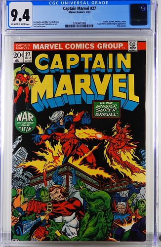 Marvel Comics Captain Marvel #27 CGC 9.4