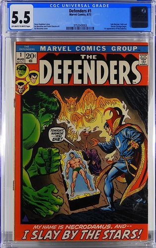 Marvel Comics Defenders #1 CGC 5.5