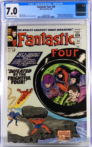 Marvel Comics Fantastic Four #38 CGC 7.0