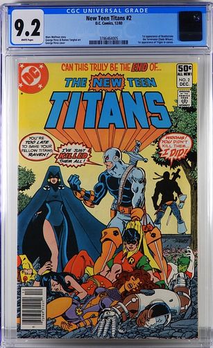 DC Comics New Teen Titans #2 CGC 9.2