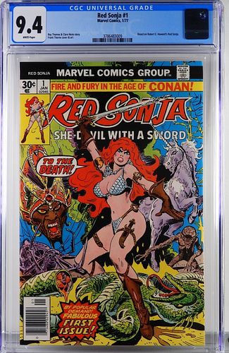 Marvel Comics Red Sonja #1 CGC 9.4
