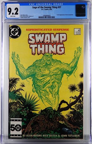 DC Comics Saga of the Swamp Thing #37 CGC 9.2