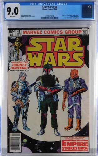 Marvel Comics Star Wars #42 CGC 9.0