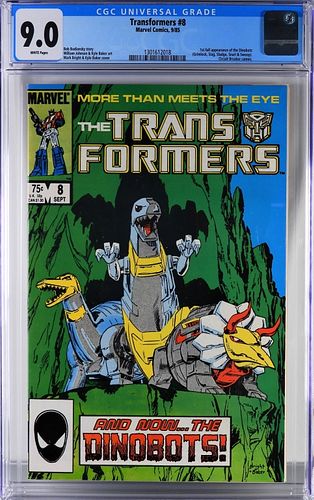 Marvel Comics Transformers #8 CGC 9.0