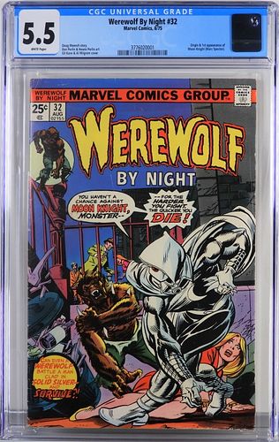 Marvel Comics Werewolf by Night #32 CGC 5.5