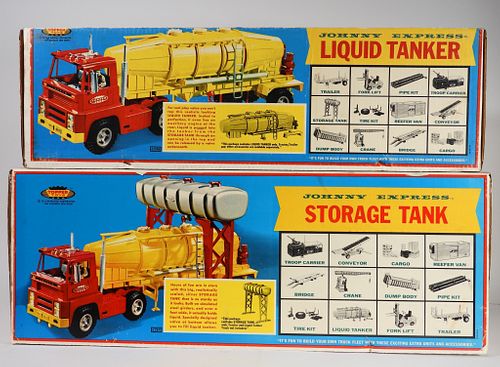 2 Topper Toys Johnny Express Liquid Storage Tanker