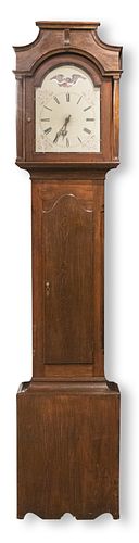 American Oak Tall Case Clock