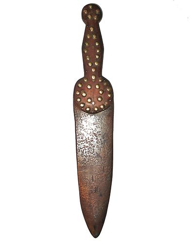 American Indian  Dag Fighting Knife Mid-19th C.