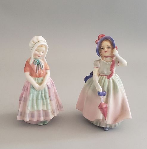 Two Royal Doulton Figurines, "Babie & Tootles", circa 1930s
