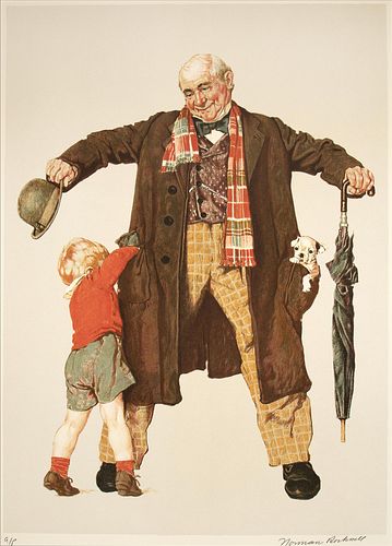 Norman Rockwell, Child's Surprise, 1976