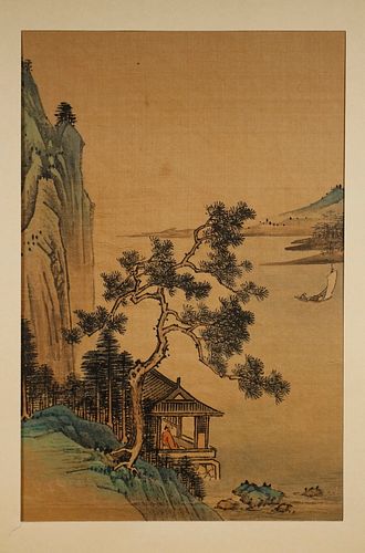 19TH C. CHINESE LANDSCAPE PAINTING