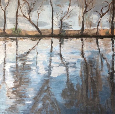 Patricia Woeber Lingering Winter Reflections