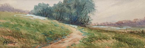 Albert A. Matthews California Landscape Watercolor