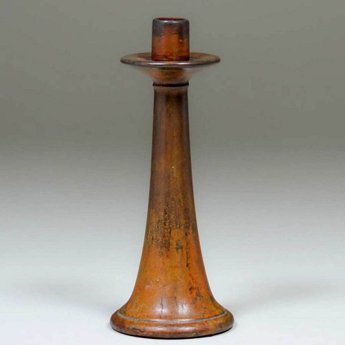 Clewell Copper-Clad Candlestick c1910