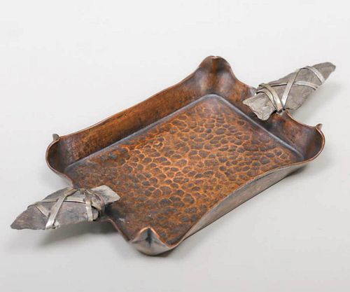 Joseph Heinrichs Hammered Copper & Silver Arrowhead
