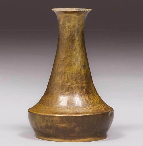 Harry St John Dixon Hammered Brass Vase 1925