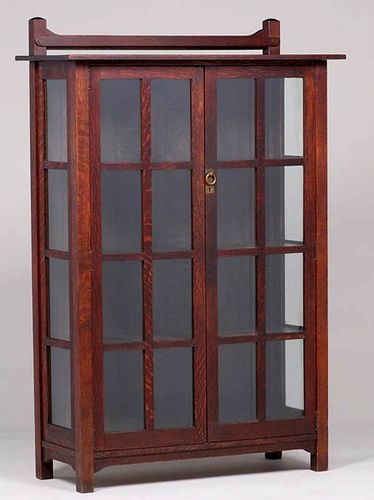 Stickley Brothers Two-Door China Cabinet c1910