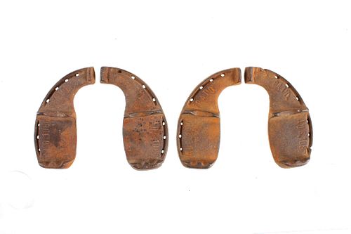 Two Sets of Oxen Shoes Collection circa 1840-1870