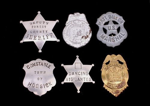Collection of Variety Service & Prop Badges