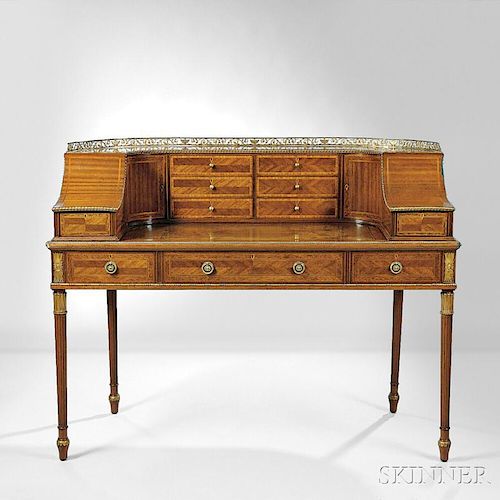 Regency-style Mahogany Carlton House Desk